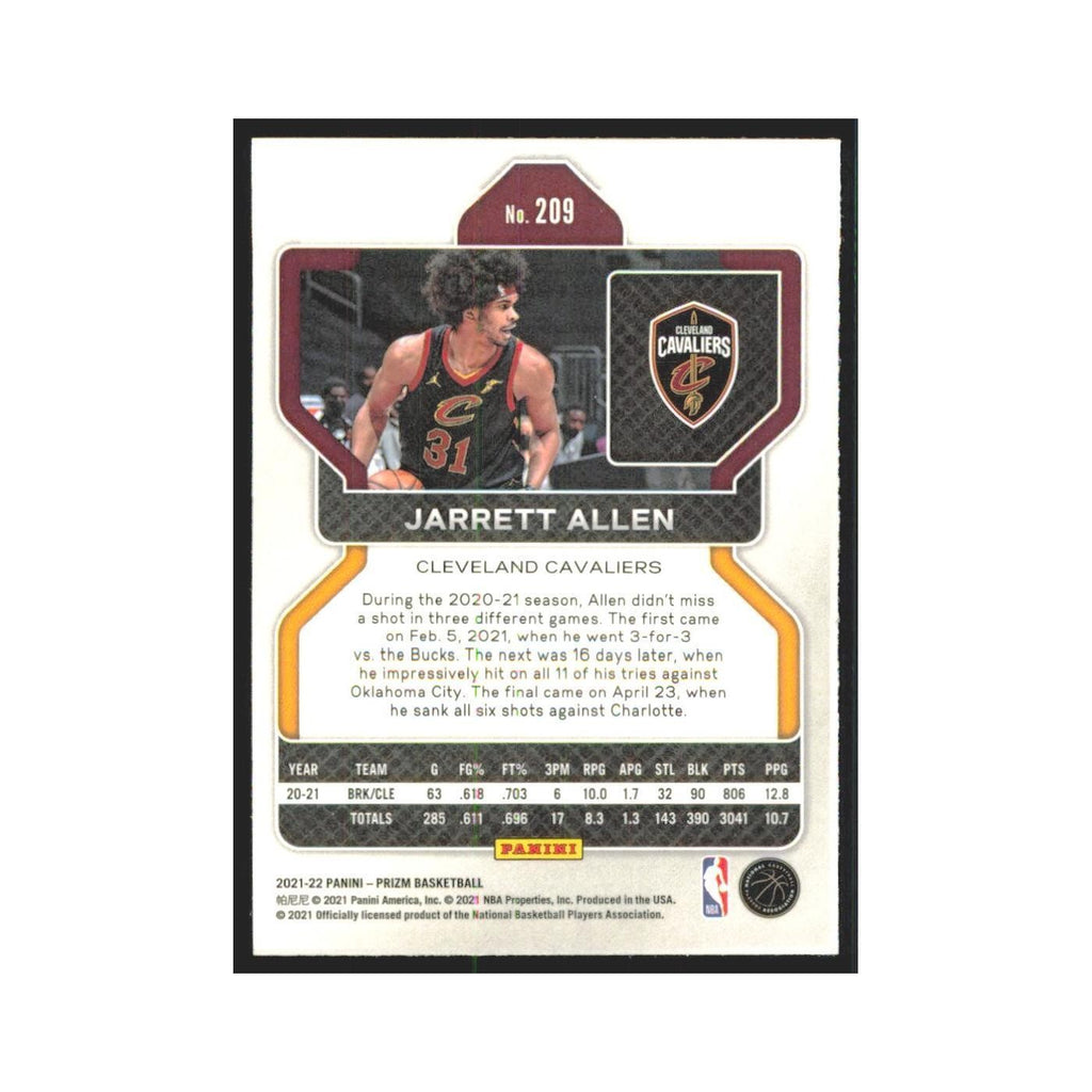 2021 Panini Prizm Jarrett Allen Cavaliers #209