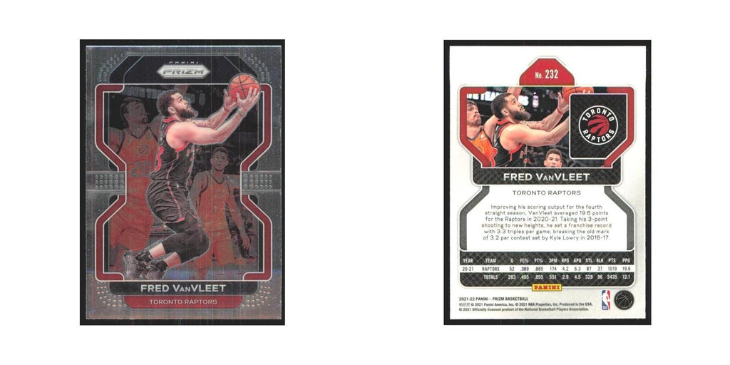 2021 Panini Prizm Fred VanVleet Raptors #232