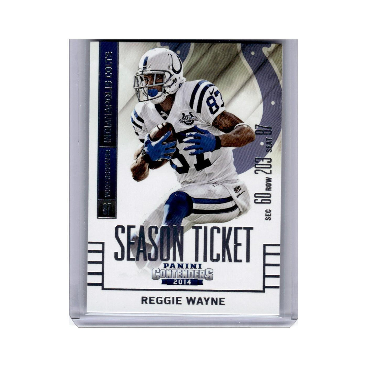 Reggie Wayne 2014 Panini Contenders #34 Indianapolis Colts Football Card NM