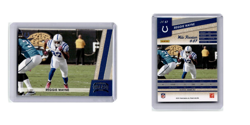 Reggie Wayne 2011 Panini Threads #67 Indianapolis Colts Football Card NM