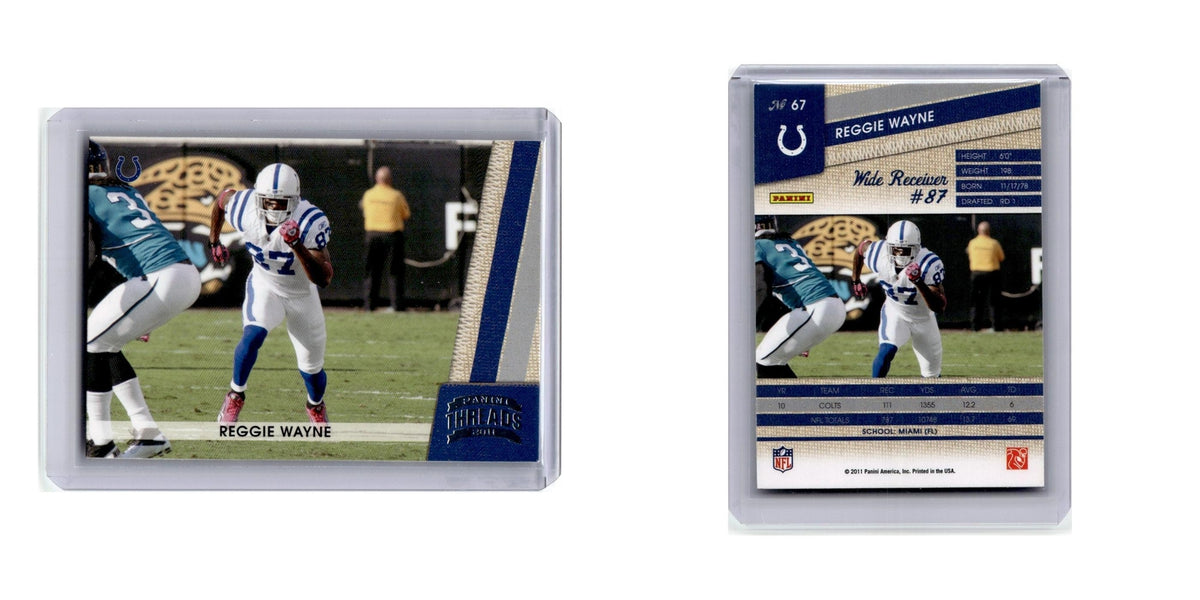 Reggie Wayne 2011 Panini Threads #67 Indianapolis Colts Football Card NM