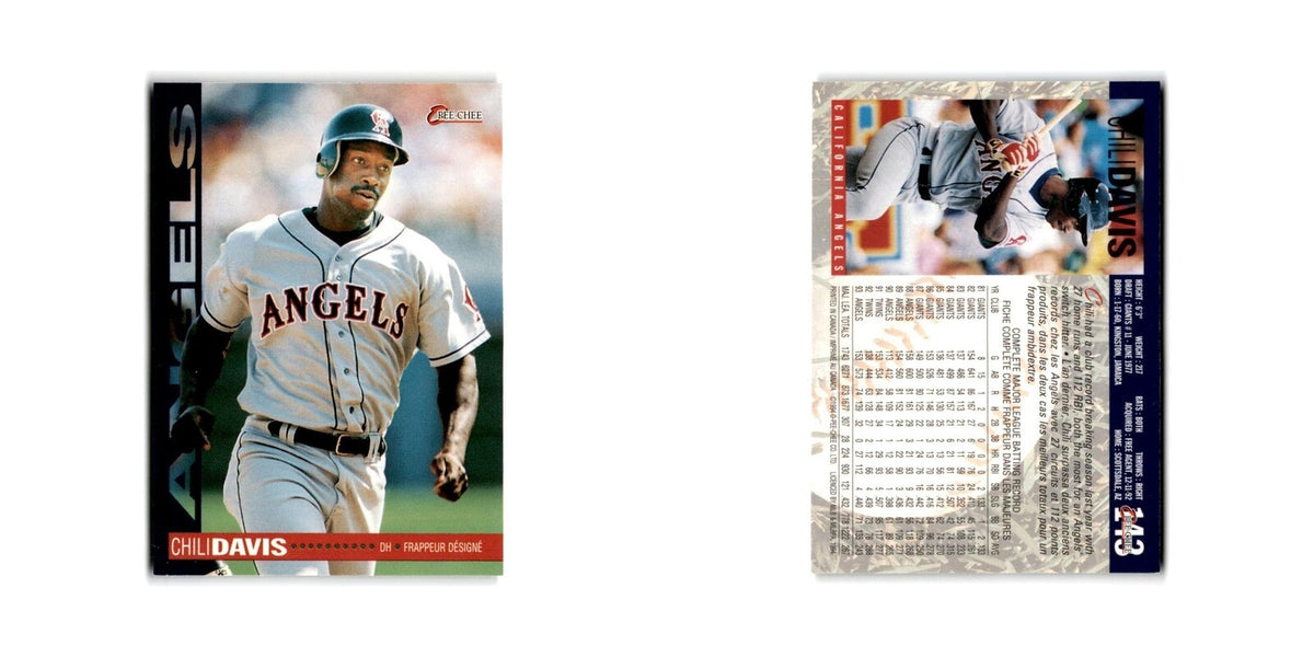 Chili Davis 1994 O-Pee-Chee #143 California Angels Baseball Card NM