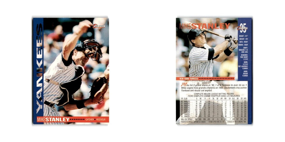 Mike Stanley 1994 O-Pee-Chee #95 New York Yankees Baseball Card NM