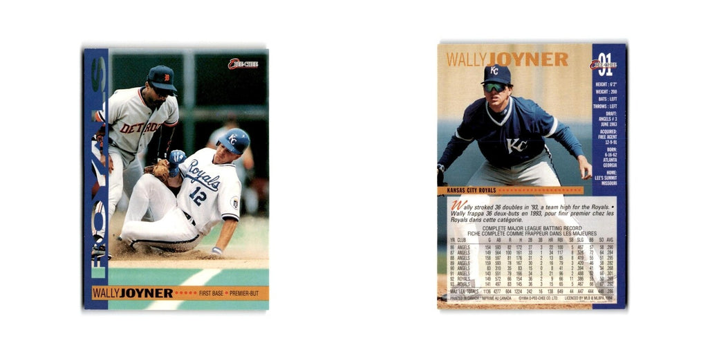Wally Joyner 1994 O-Pee-Chee #91 Kansas City Royals Baseball Card NM