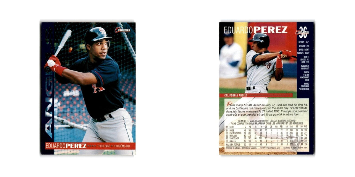 Eduardo Perez 1994 O-Pee-Chee #36 California Angels Baseball Card NM