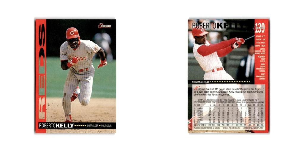 Roberto Kelly 1994 O-Pee-Chee #139 Cincinnati Reds Baseball Card NM