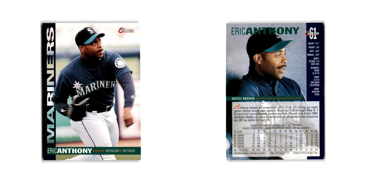 Eric Anthony 1994 O-Pee-Chee #61 Seattle Mariners Baseball Card NM