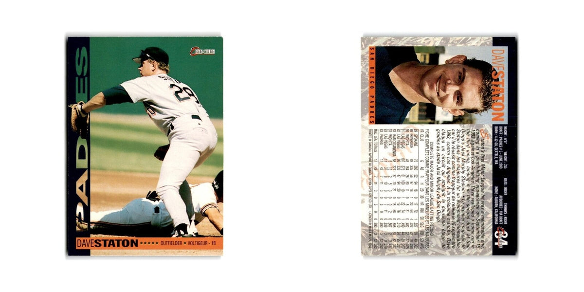 Dave Staton 1994 O-Pee-Chee #84 San Diego Padres Baseball Card NM