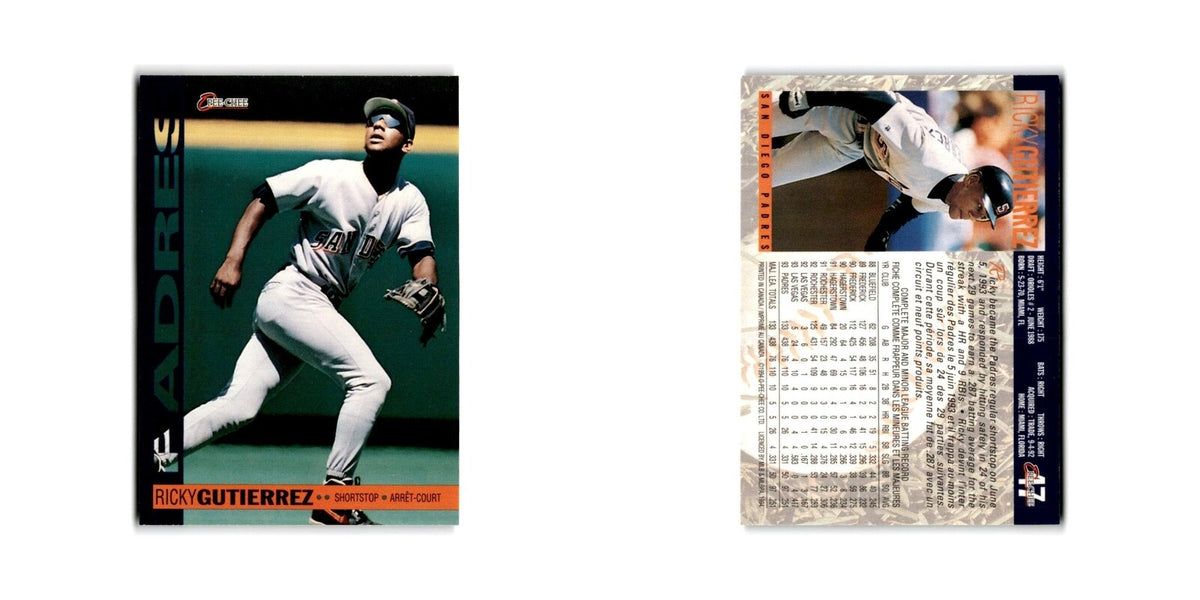 Ricky Gutierrez 1994 O-Pee-Chee #17 San Diego Padres Baseball Card NM