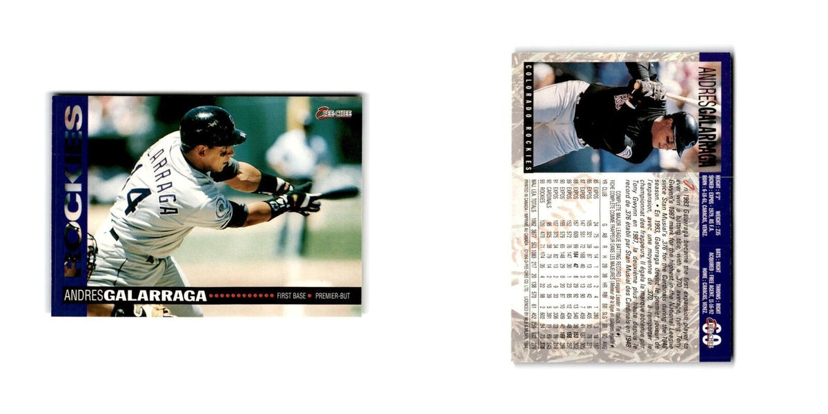 Andres Galarraga 1994 O-Pee-Chee #69 Colorado Rockies Baseball Card NM