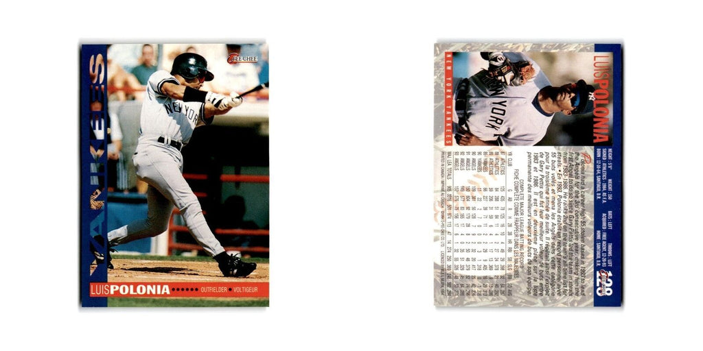 Luis Polonia 1994 O-Pee-Chee #128 New York Yankees Baseball Card NM