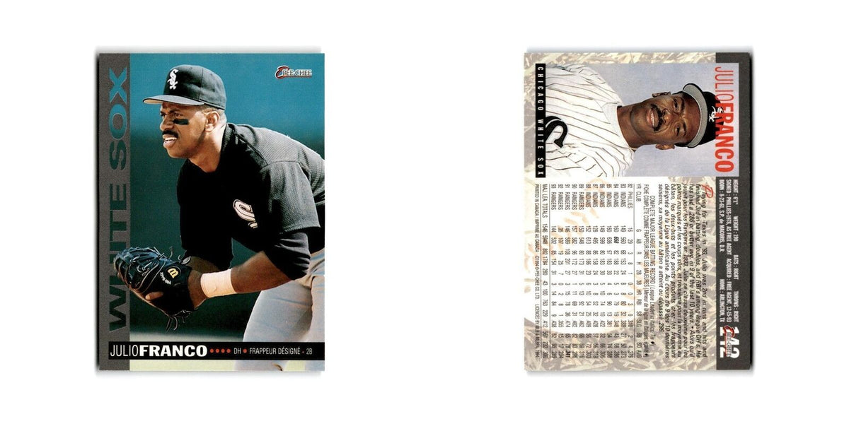 Julio Franco 1994 O-Pee-Chee #142 Chicago White Sox Baseball Card NM