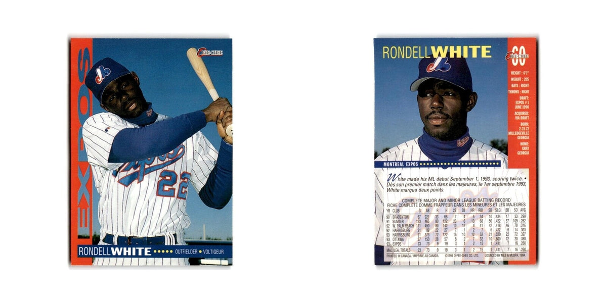 Rondell White 1994 O-Pee-Chee #60 Montreal Expos Baseball Card NM