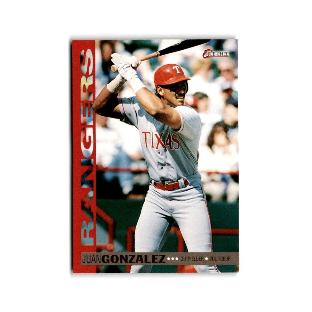 Juan Gonzalez 1994 O-Pee-Chee #28 Texas Rangers Baseball Card NM