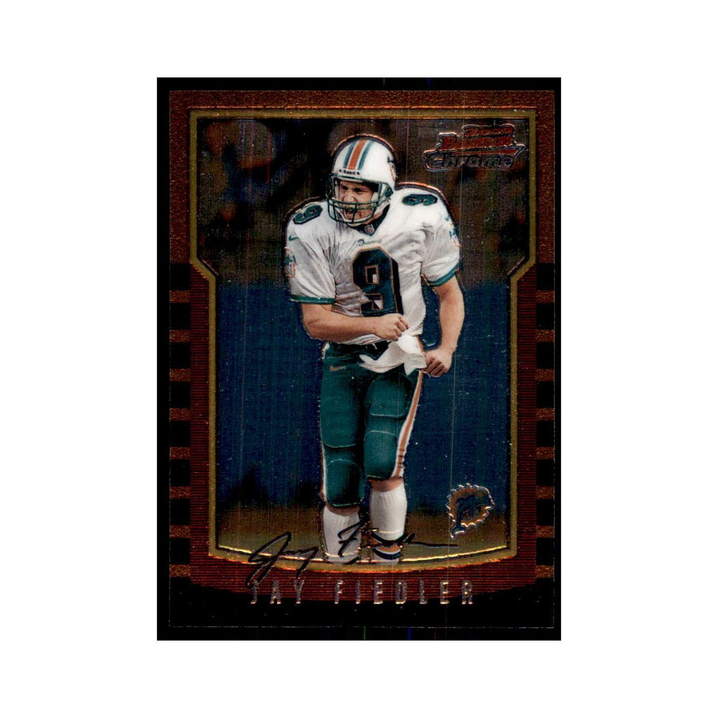 2000 Bowman Chrome Jay Fiedler Football Cards #18