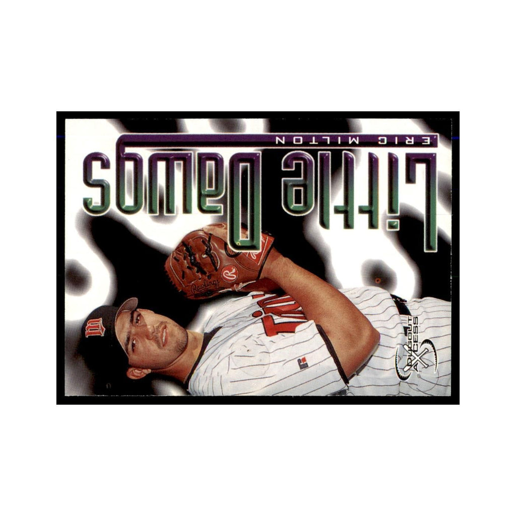 1998 SkyBox Dugout Axcess Eric Milton Baseball Cards #109