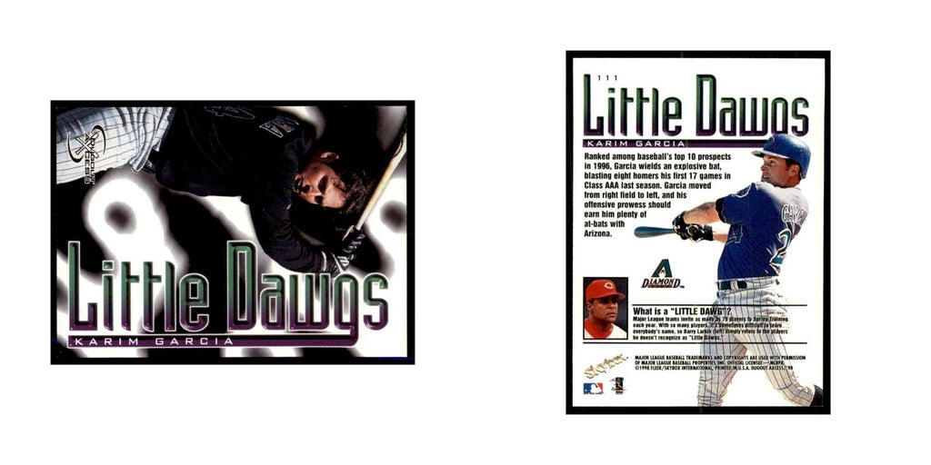 1998 SkyBox Dugout Axcess Karim Garcia Baseball Cards #111