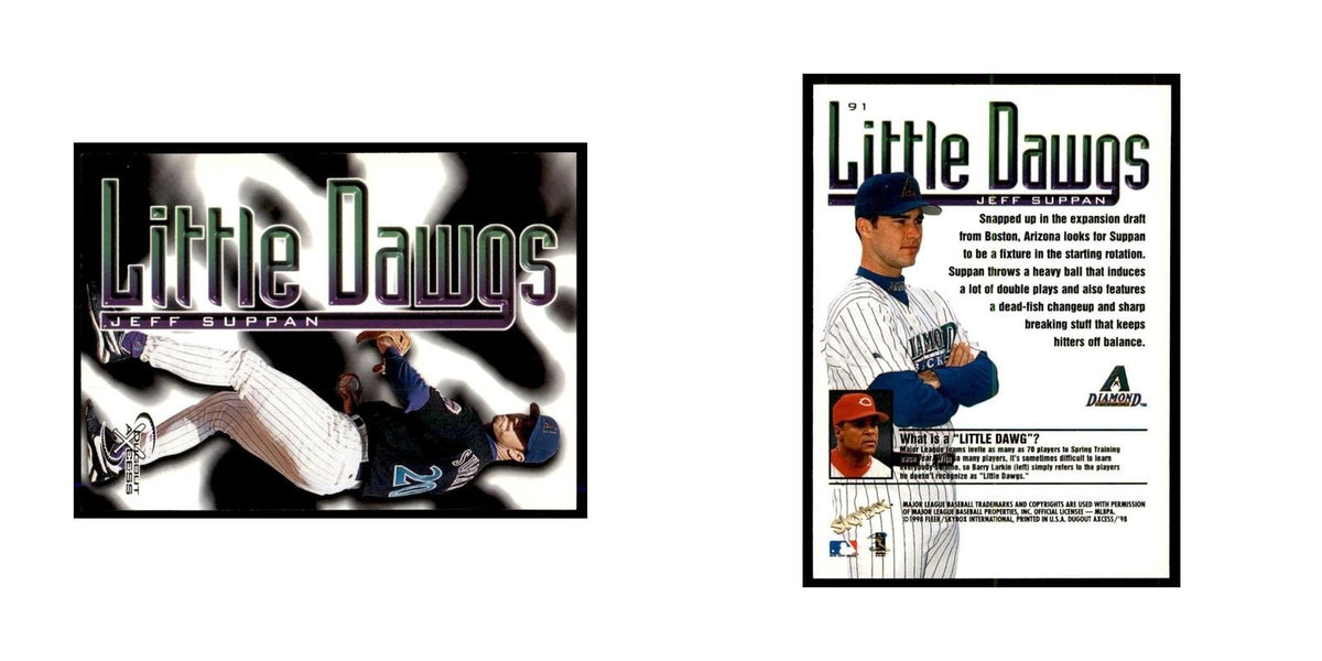1998 SkyBox Dugout Axcess Jeff Suppan Baseball Cards #91