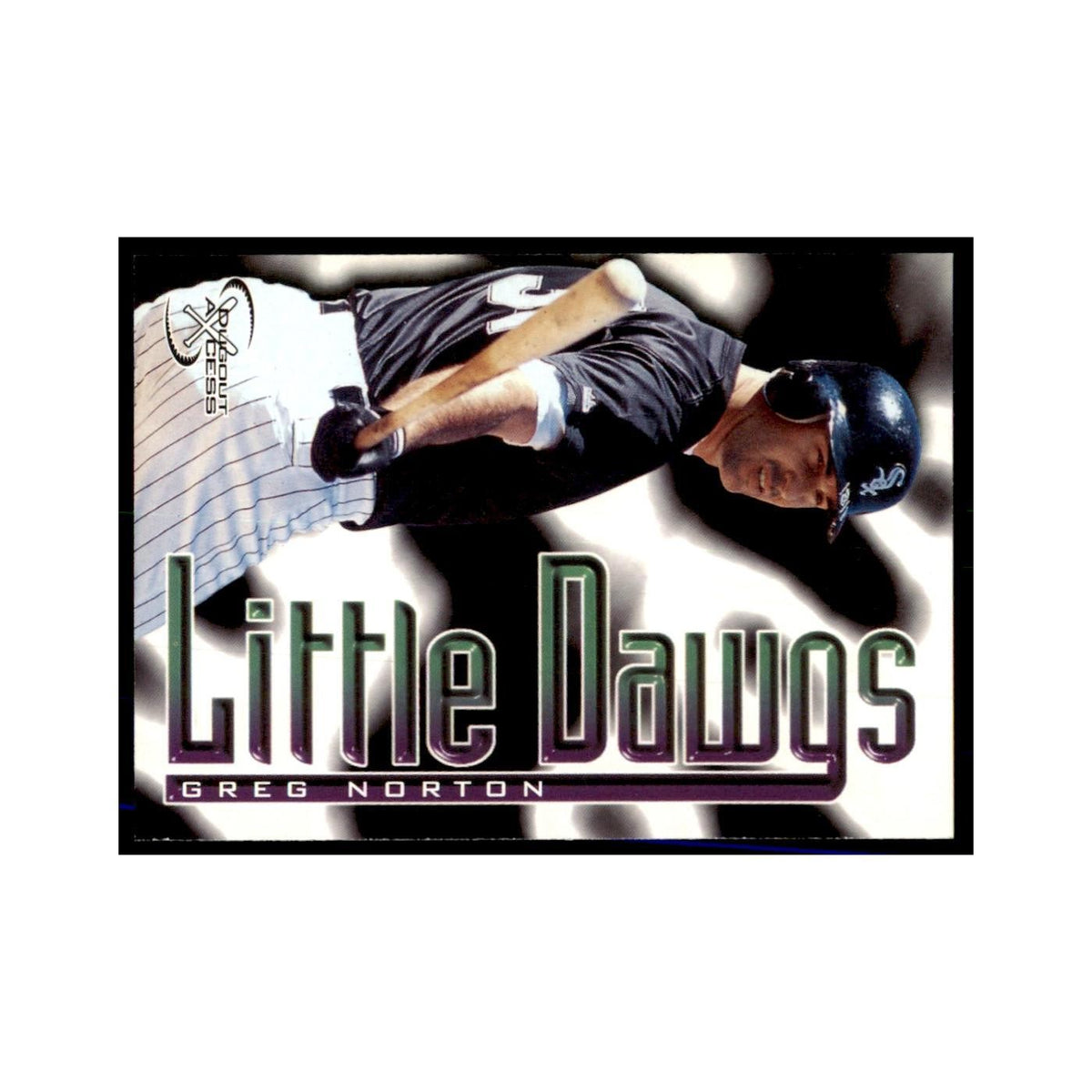 1998 SkyBox Dugout Axcess Greg Norton Baseball Cards #115