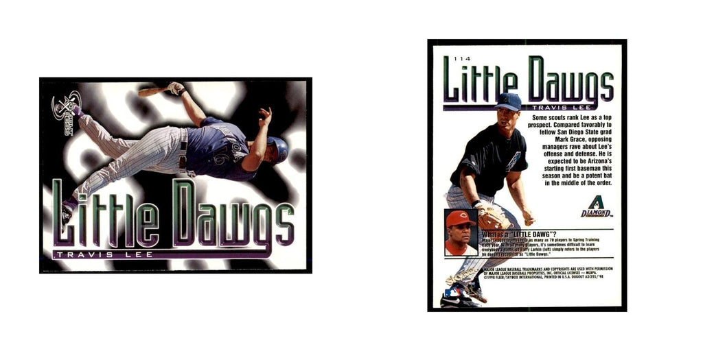 1998 SkyBox Dugout Axcess Travis Lee Baseball Cards #114