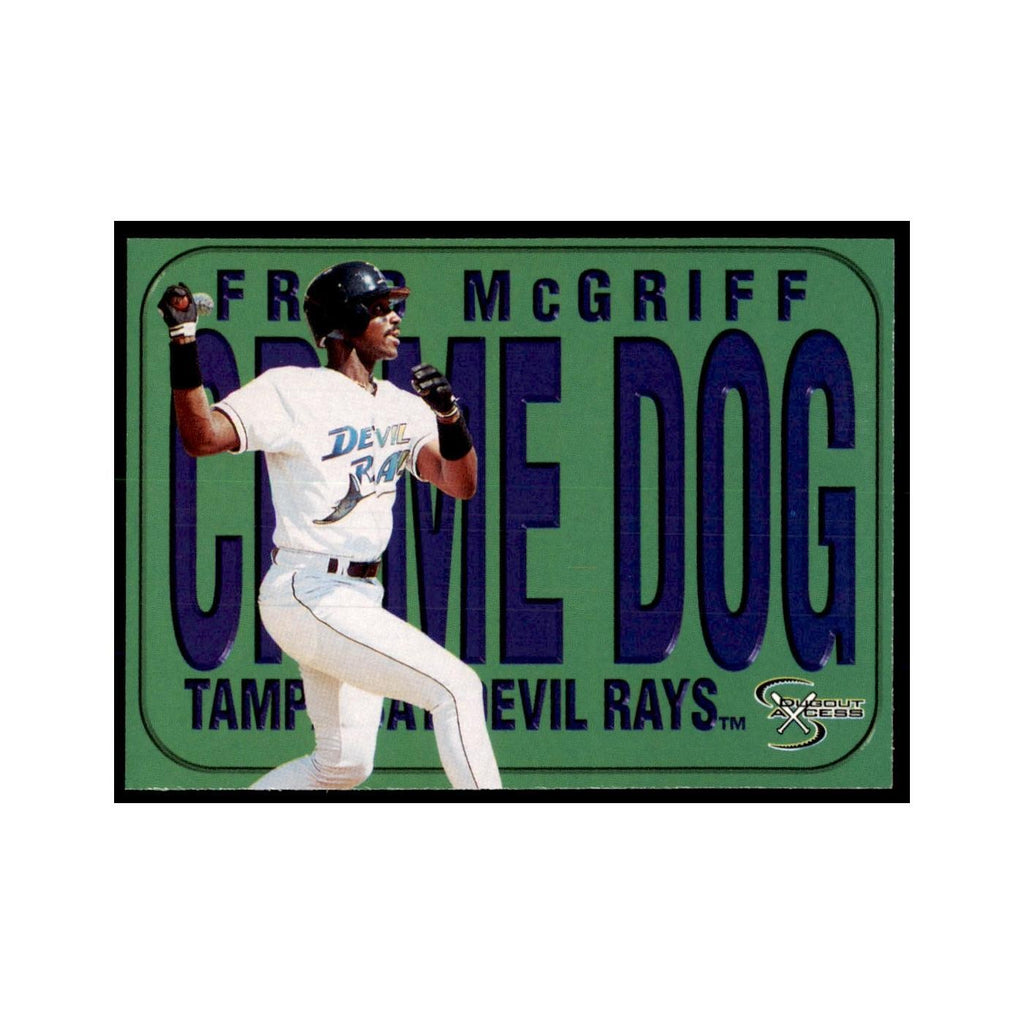 1998 SkyBox Dugout Axcess Fred McGriff Baseball Cards #137