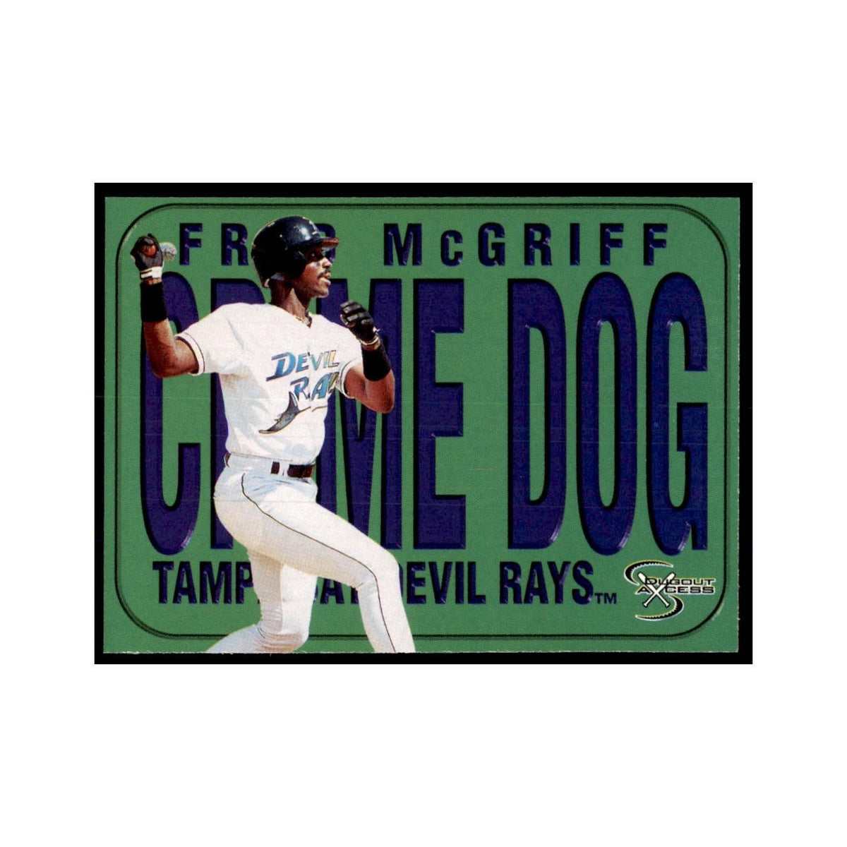 1998 SkyBox Dugout Axcess Fred McGriff Baseball Cards #137