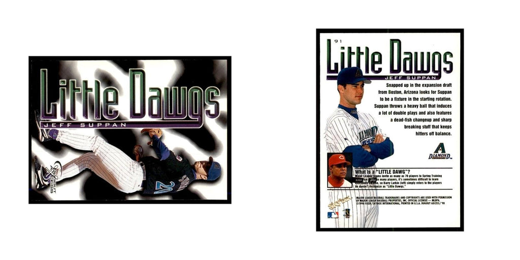 1998 SkyBox Dugout Axcess Jeff Suppan Baseball Cards #91