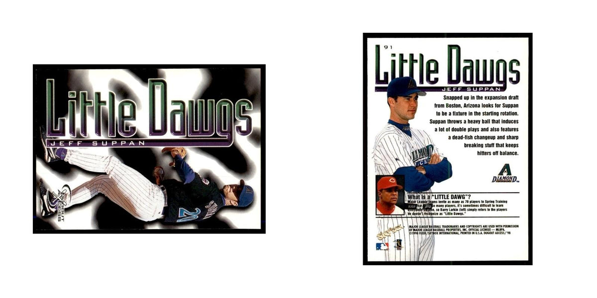 1998 SkyBox Dugout Axcess Jeff Suppan Baseball Cards #91