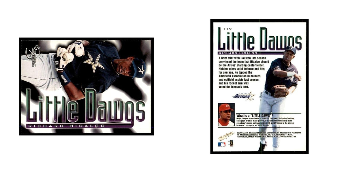 1998 SkyBox Dugout Axcess Richard Hidalgo Baseball Cards #119
