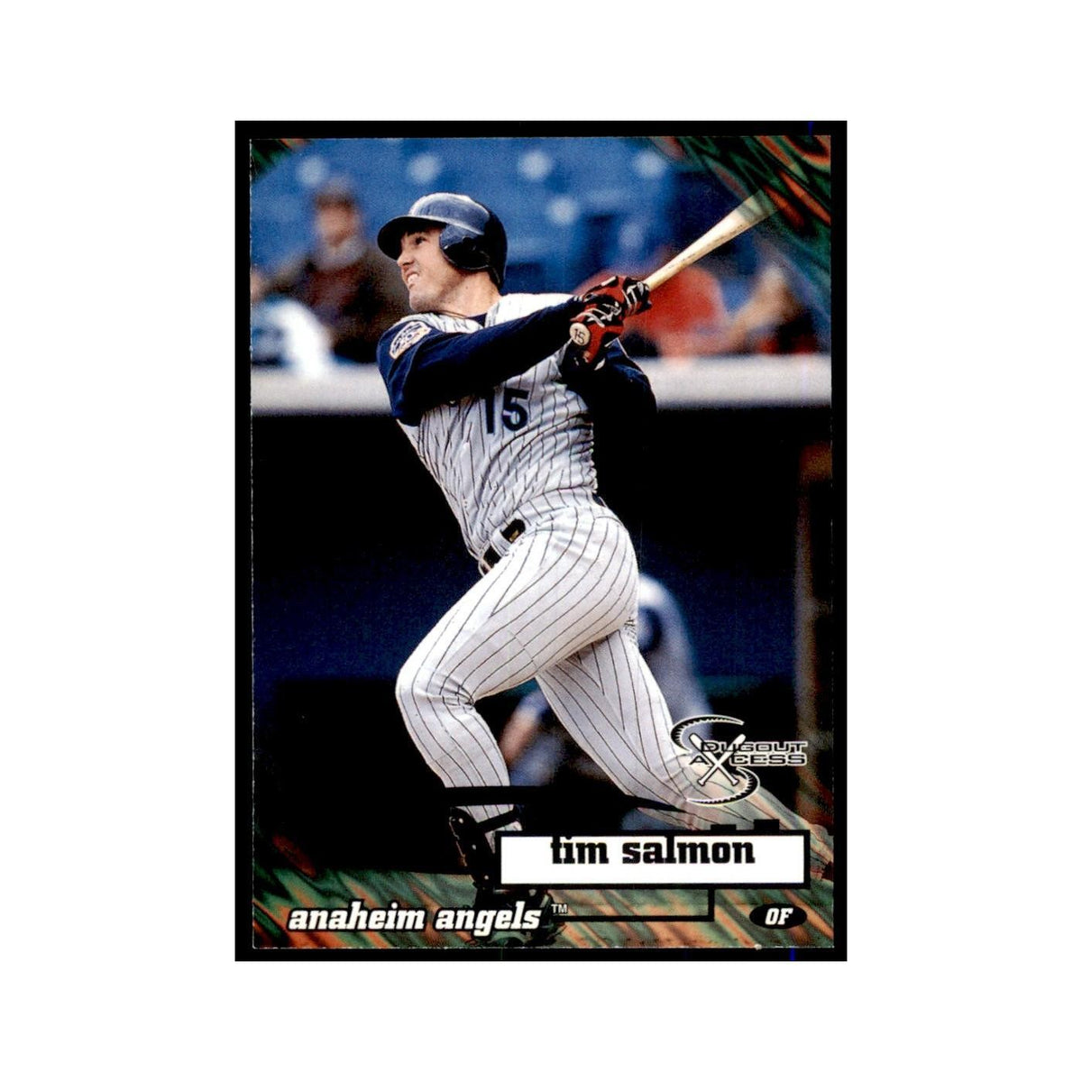 1998 SkyBox Dugout Axcess Tim Salmon Baseball Cards #50