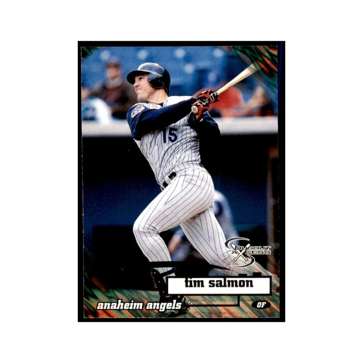 1998 SkyBox Dugout Axcess Tim Salmon Baseball Cards #50