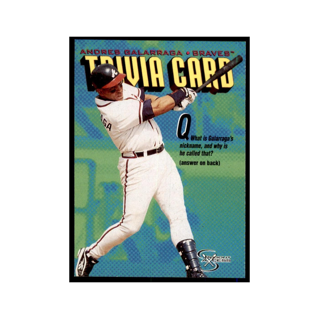1998 SkyBox Dugout Axcess Andres Galarraga Baseball Cards #148
