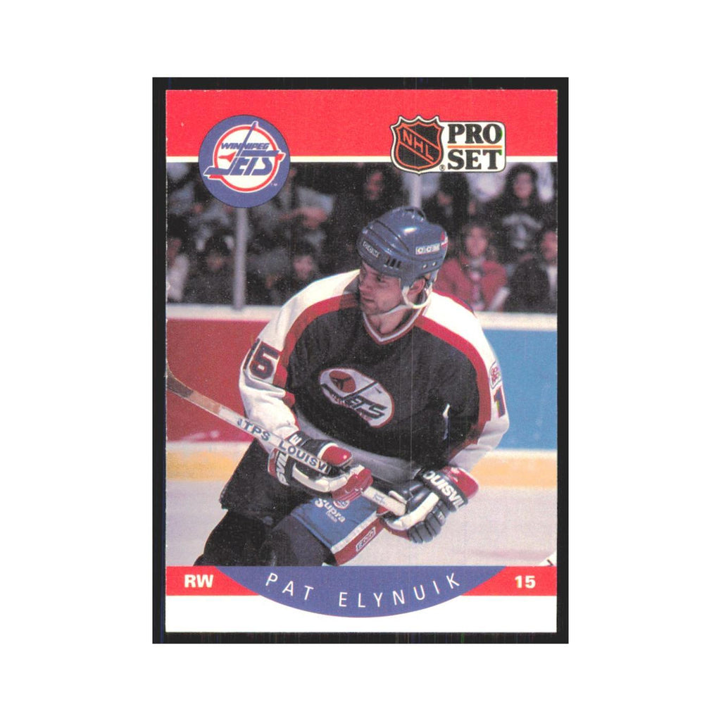 1990 Pro Set Pat Elynuik Winnipeg Jets #327
