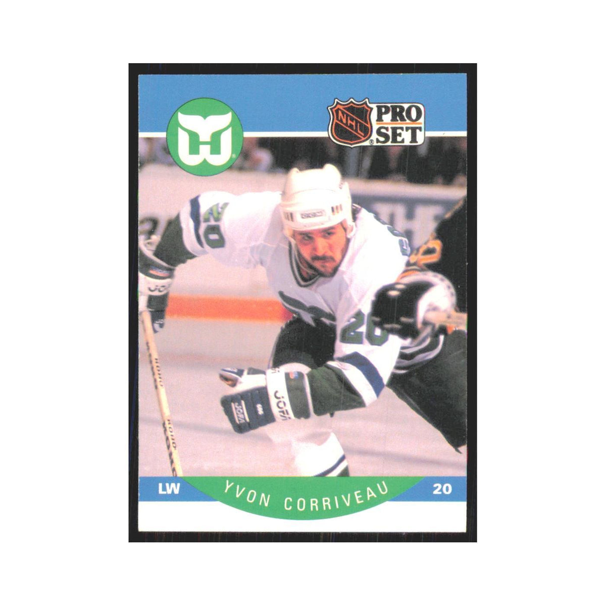 1990 Pro Set Yvon Corriveau Hartford Whalers #100