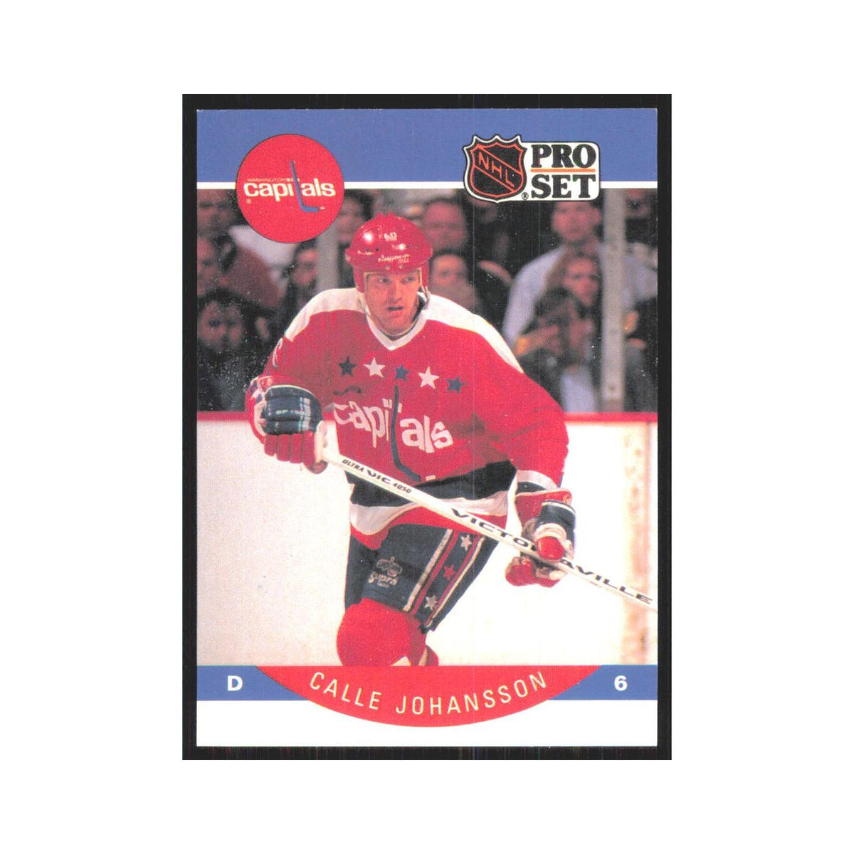 1990 Pro Set Calle Johansson Washington Capitals #313