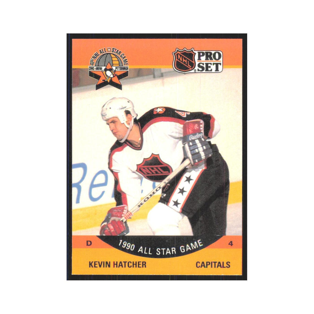1990 Pro Set Kevin Hatcher Washington Capitals #376