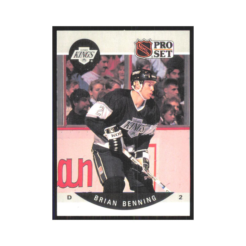 1990 Pro Set Brian Benning Los Angeles Kings #114