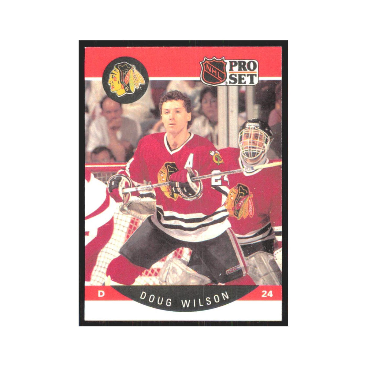 1990 Pro Set Doug Wilson Chicago Blackhawks #63