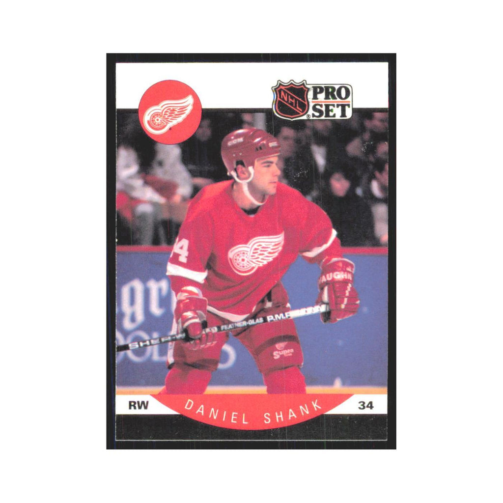 1990 Pro Set Daniel Shank Detroit Red Wings #78