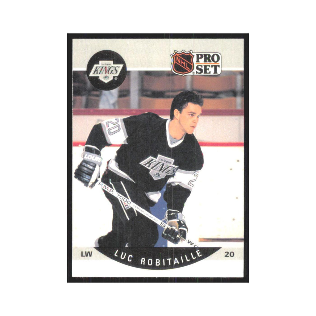 1990 Pro Set Luc Robitaille Los Angeles Kings #126