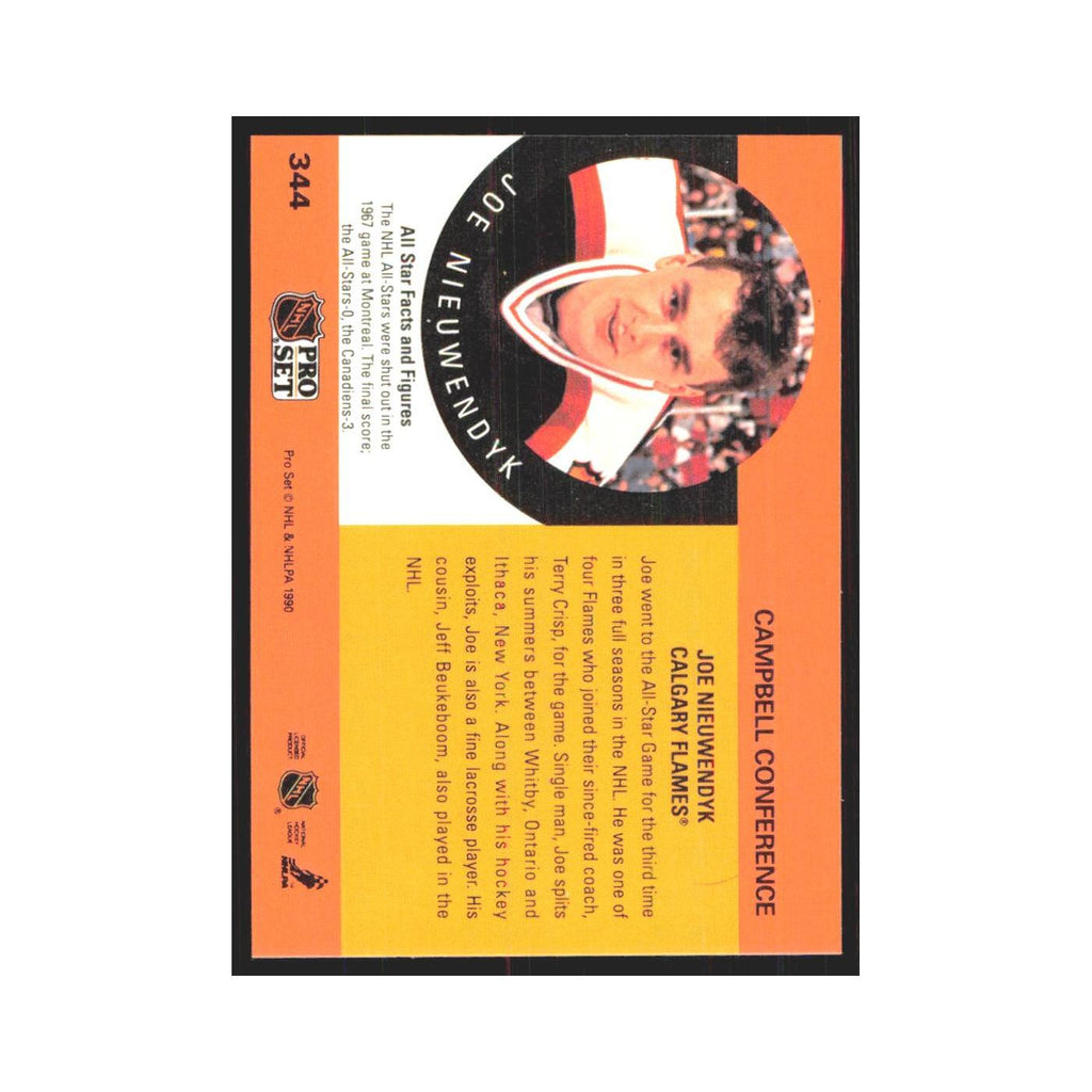 1990 Pro Set Joe Nieuwendyk Calgary Flames #344