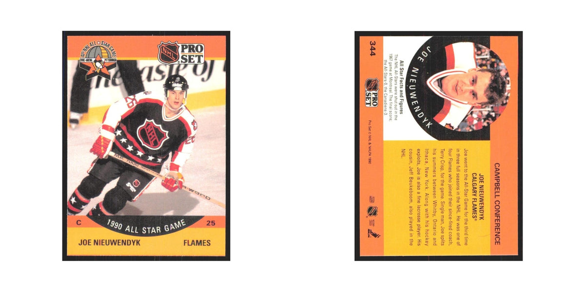 1990 Pro Set Joe Nieuwendyk Calgary Flames #344