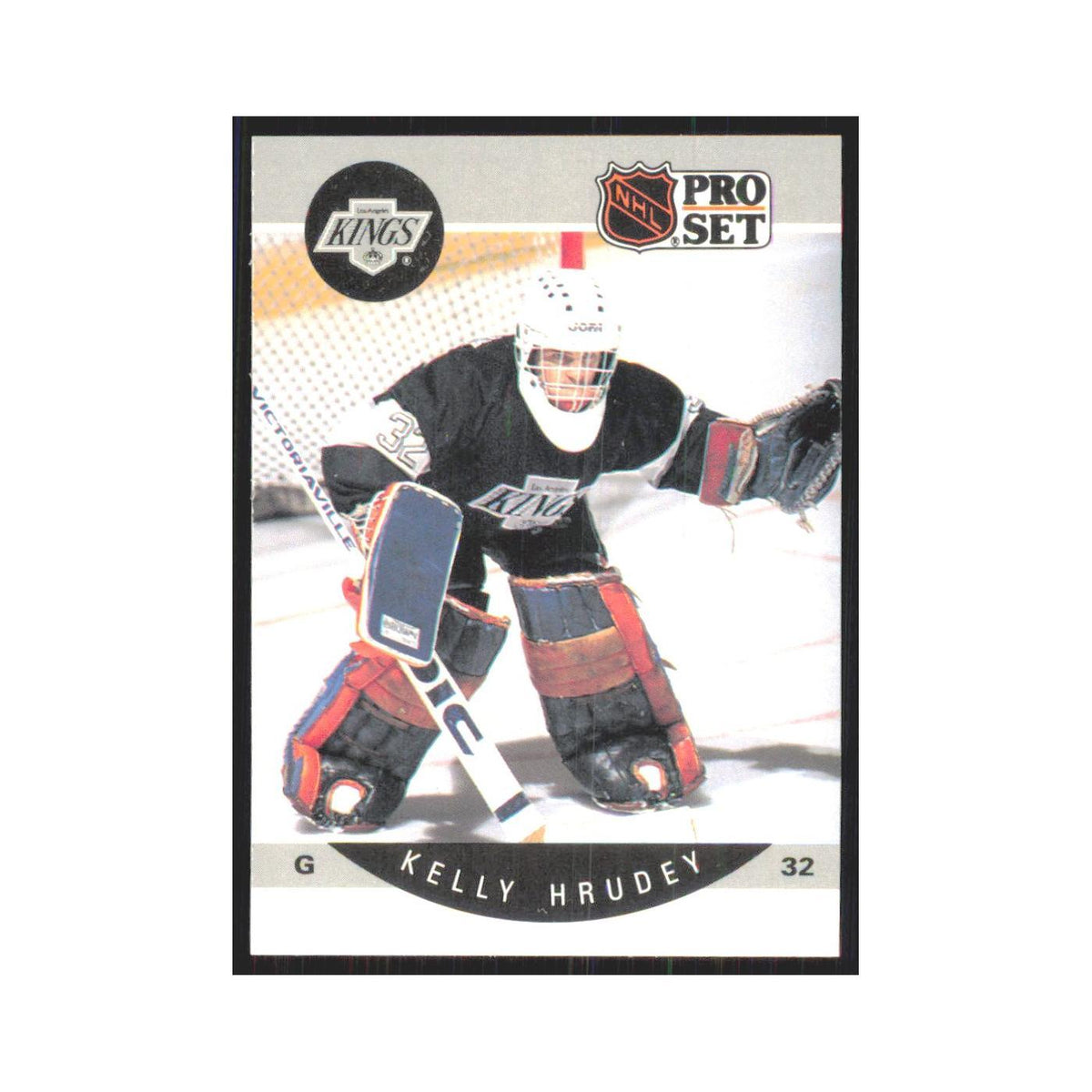 1990 Pro Set Kelly Hrudey Los Angeles Kings #119