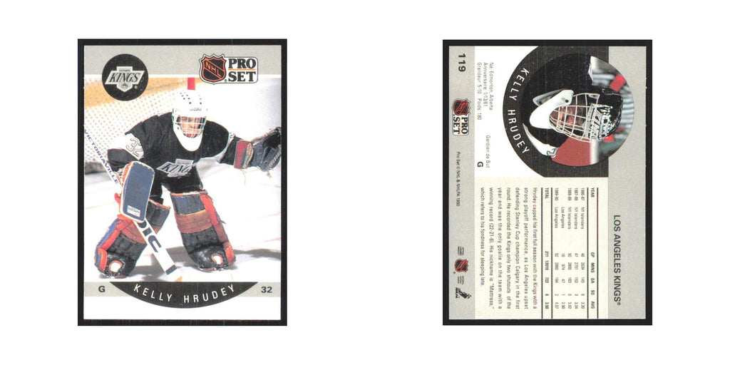 1990 Pro Set Kelly Hrudey Los Angeles Kings #119