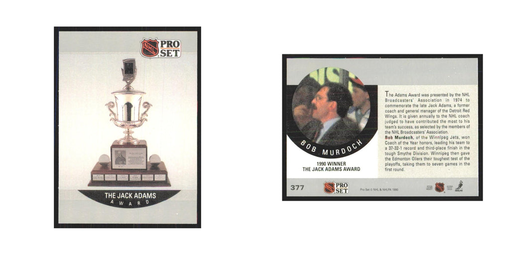 1990 Pro Set Bob Murdoch #377