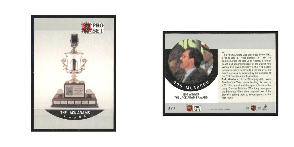 1990 Pro Set Bob Murdoch #377