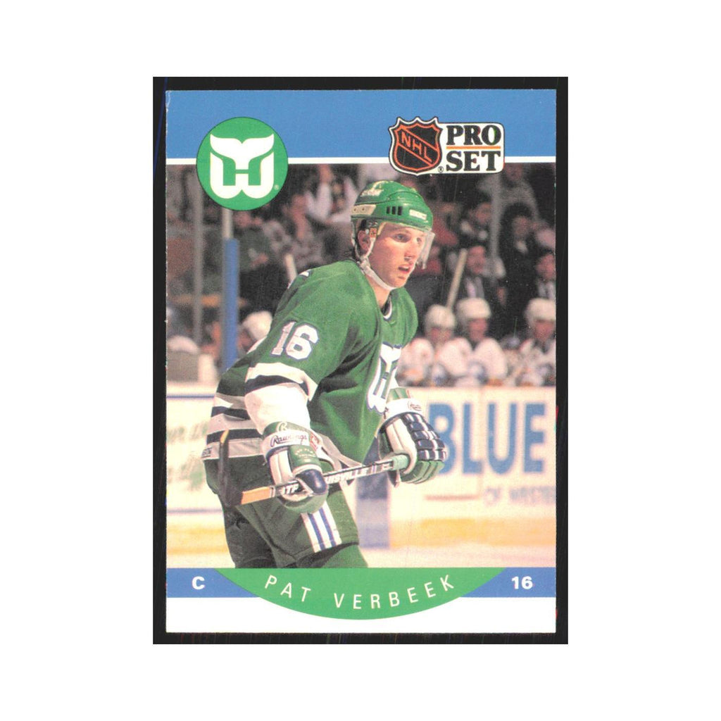 1990 Pro Set Pat Verbeek Hartford Whalers #112