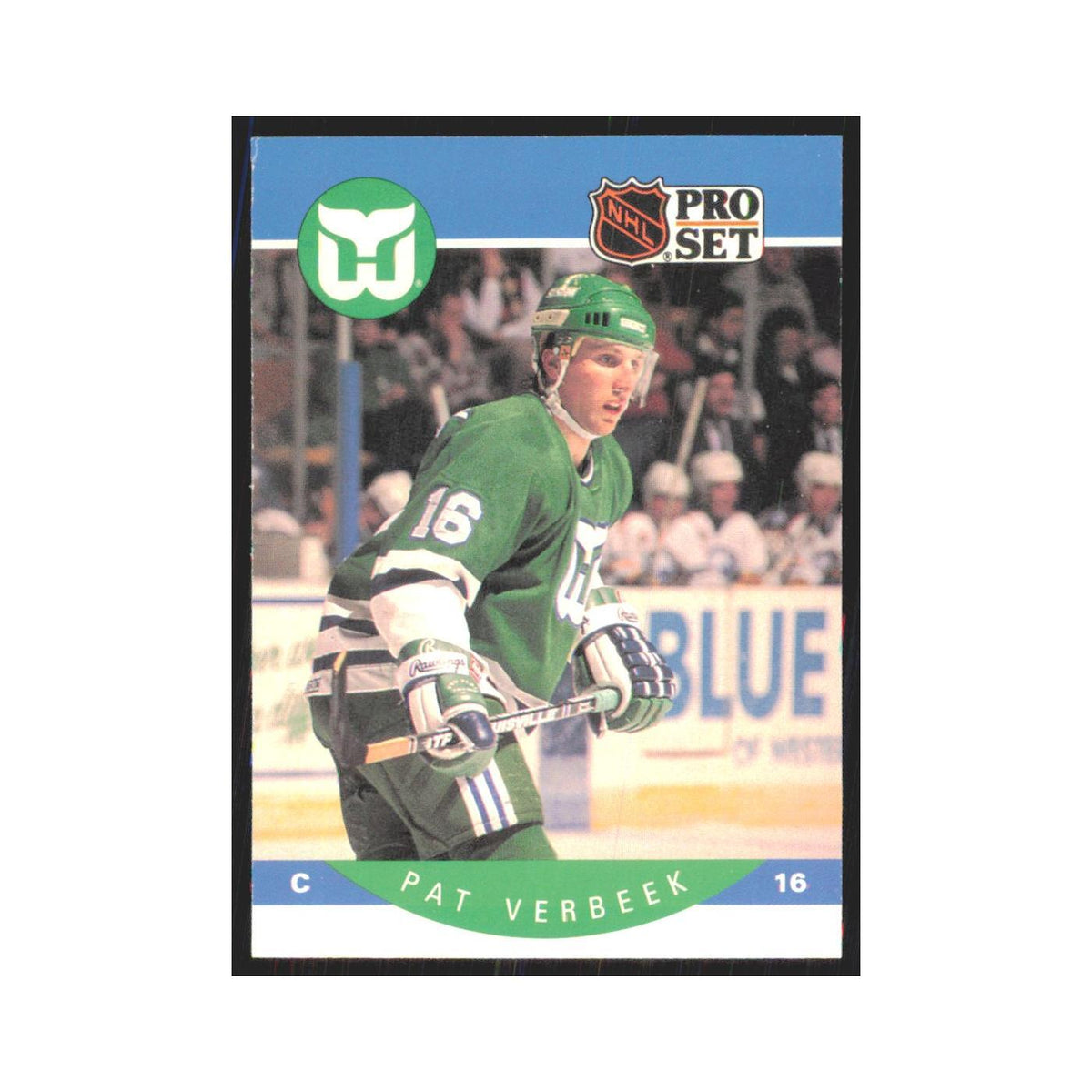 1990 Pro Set Pat Verbeek Hartford Whalers #112