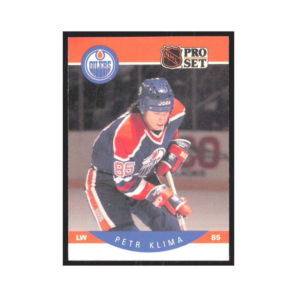 1990 Pro Set Petr Klima Edmonton Oilers #86