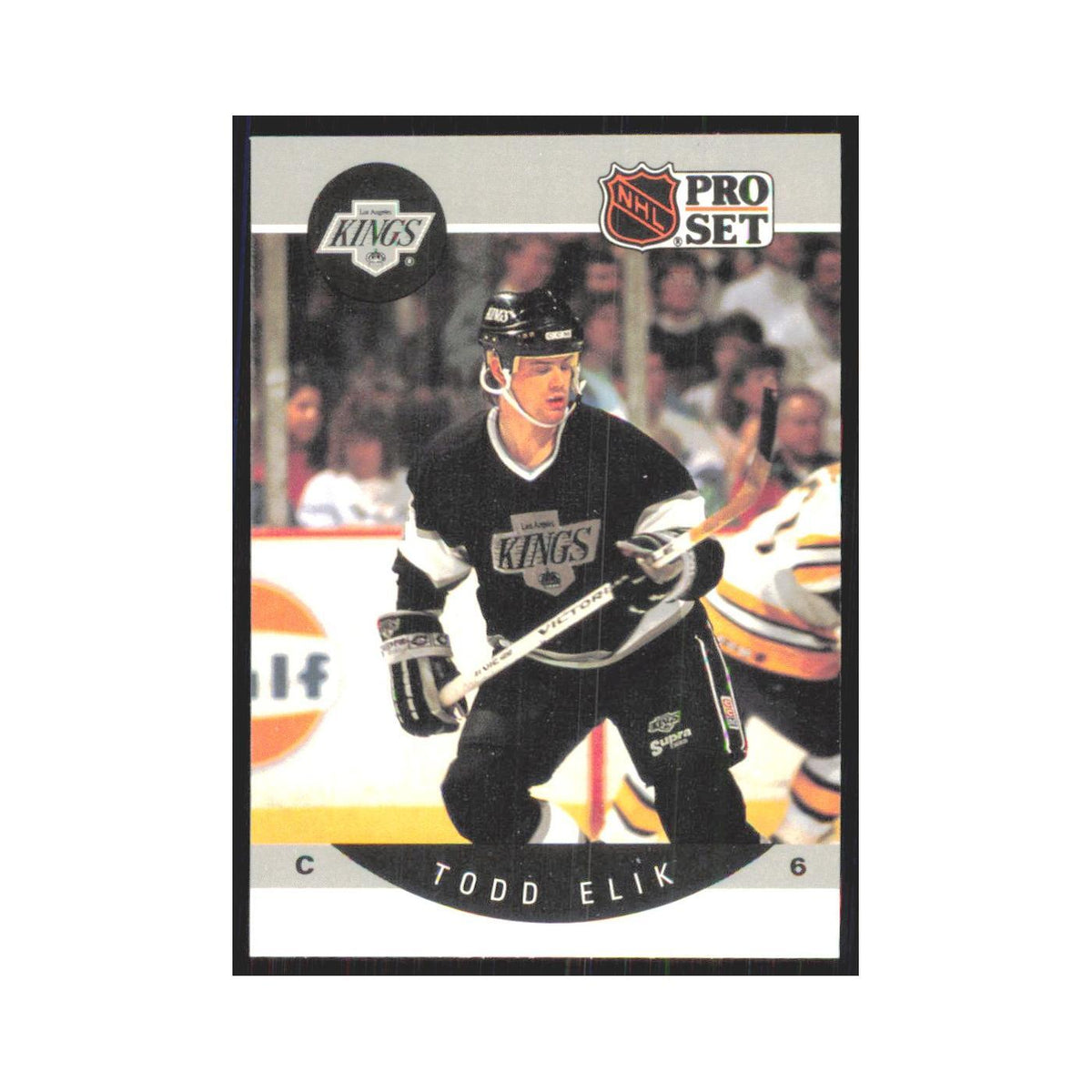 1990 Pro Set Todd Elik Los Angeles Kings #116